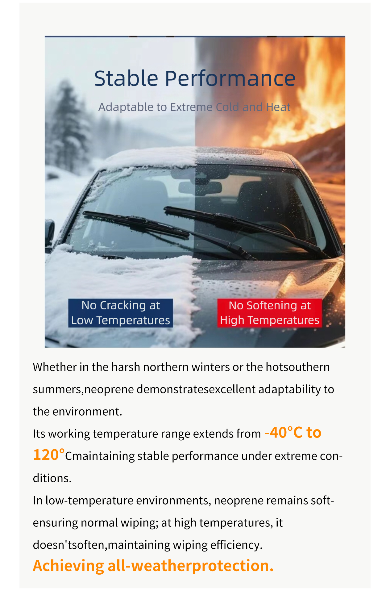 Vookey wiper rubber strip: a driving safety guard on the journey of wind and rain(图5)